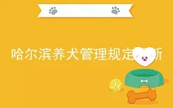 哈尔滨养犬管理规定最新