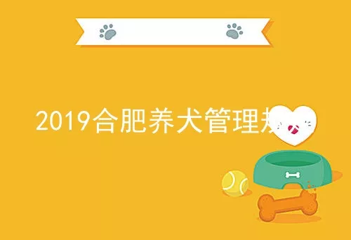 2019合肥养犬管理规定